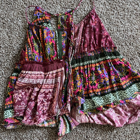 Free People Multicolor Boho Tank Top - Picture 1 of 2